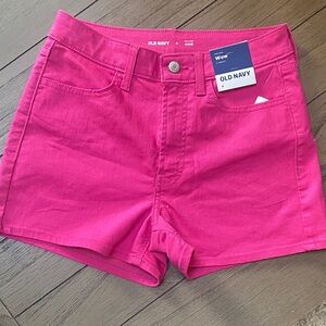 Old Navy Women's Hot Pink Jean Shorts